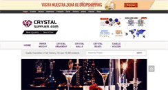 Desktop Screenshot of crystalsupplier.com